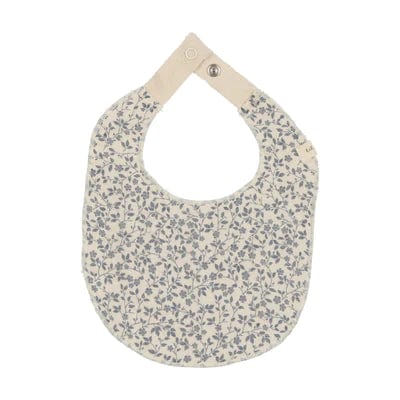 Lilette by Lil Legs Bib Jellybeanzkids Lilette Bib- Blue Floral OS
