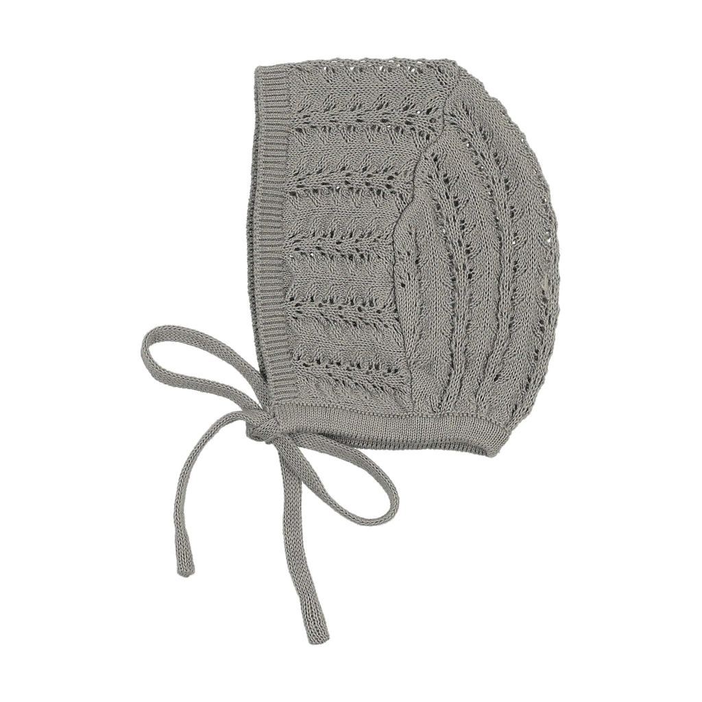 Lilette Crochet Knit Bonnet- Light Blue – JellyBeanz Kids