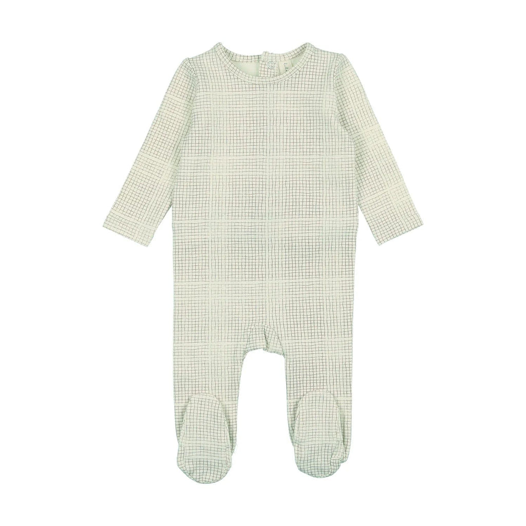 Lilette Signature Solid Footie - Blue