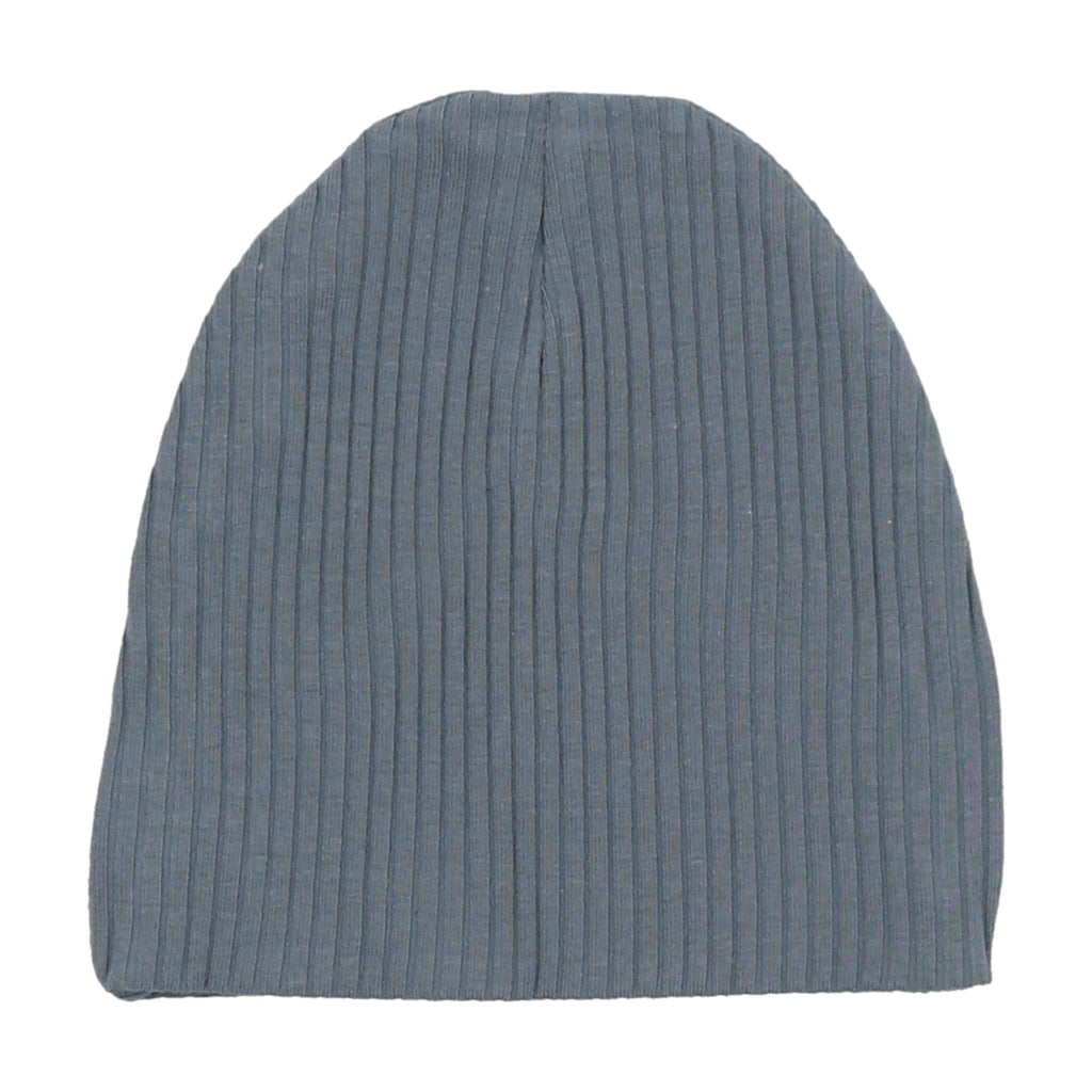 Lilette by Lil Legs Footie Jellybeanzkids Lilette Side Snap Footie with Beanie- French Blue