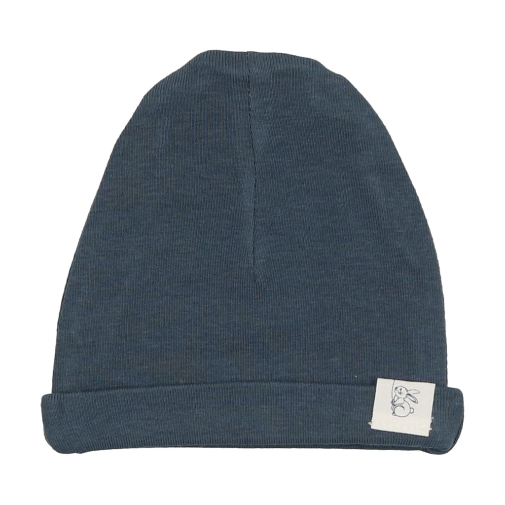 Lilette by Lil Legs Footie Jellybeanzkids Lilette Velour Bunny Footie and Beanie- Blue w/ Balloon