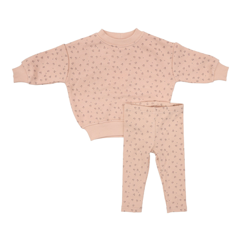 Lilette by Lil Legs set Jellybeanzkids Lilette Bud Set-Soft Pink