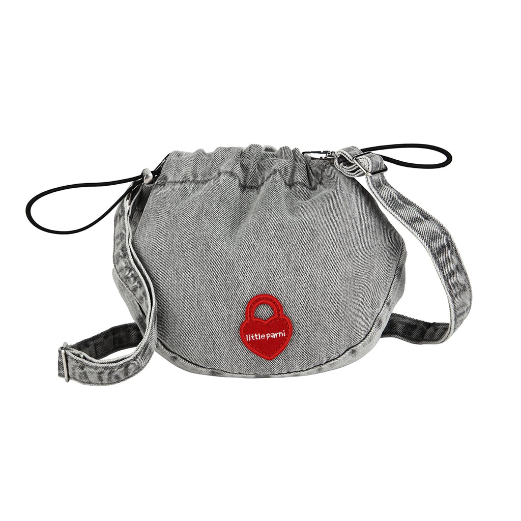 Little Parni Accessories Jellybeanzkids Little Parni Denim Messenger Bag- Grey Denim OS