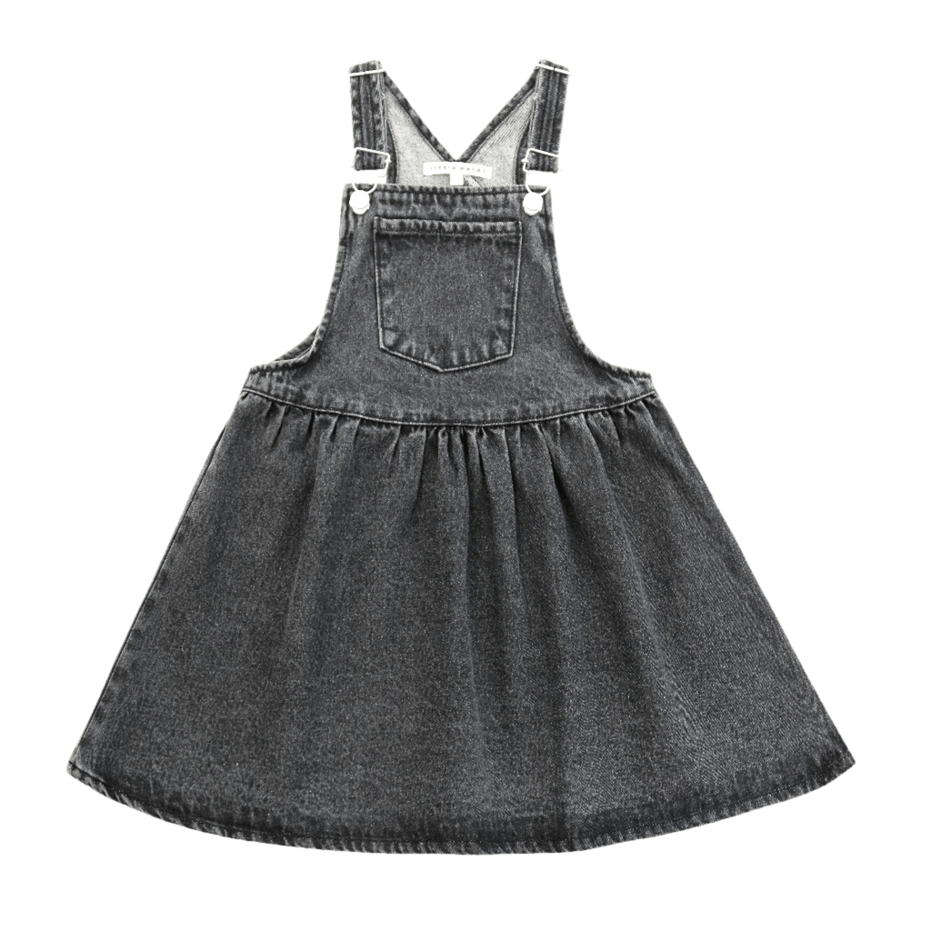 Little Parni dress Jellybeanzkids Little Parni Denim Jumper- Black Denim