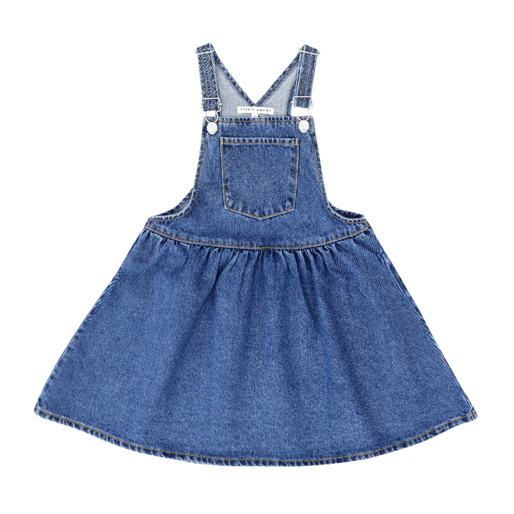 Little Parni dress Jellybeanzkids Little Parni Denim Jumper- Blue Denim