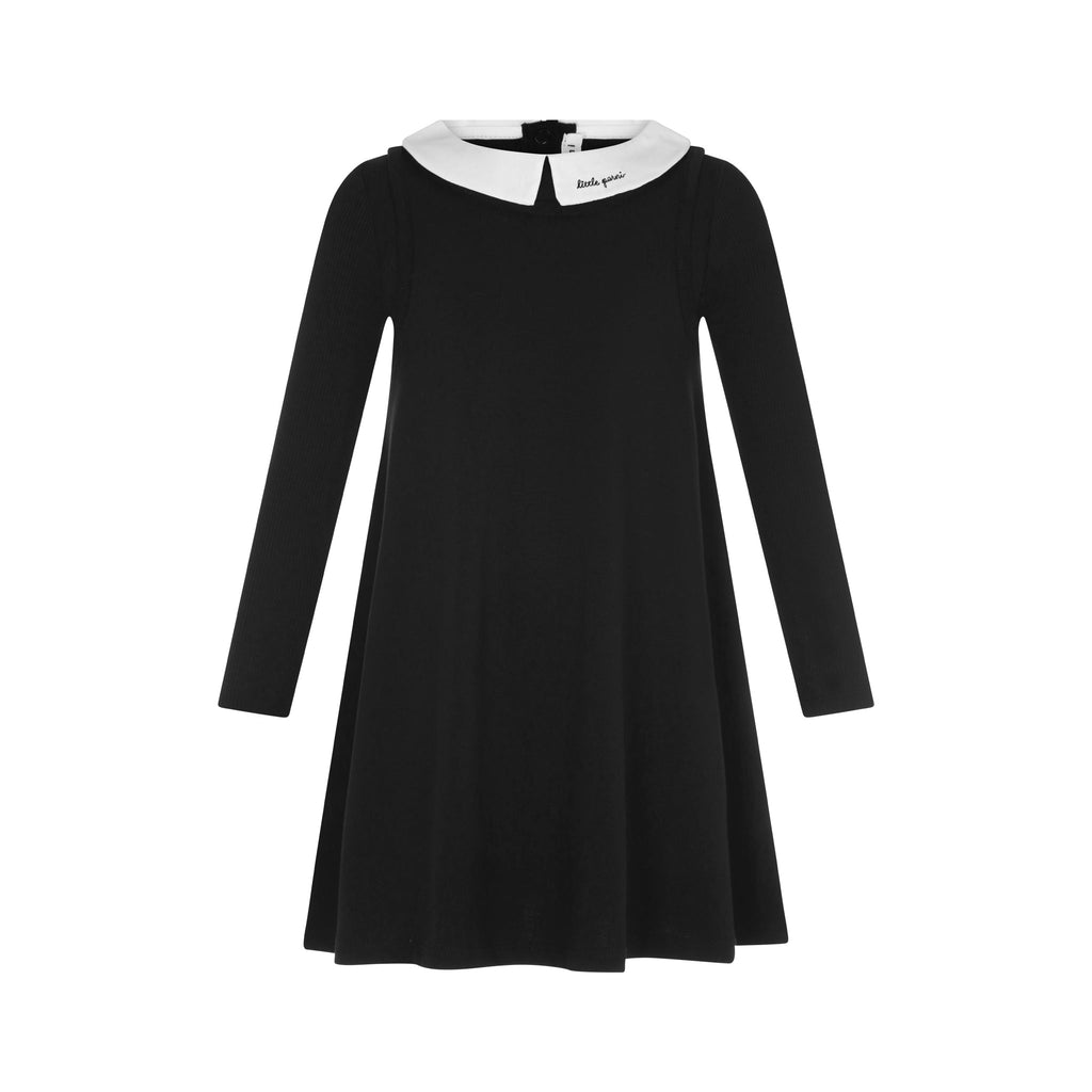 Little Parni Maxi Jellybeanzkids Little Parni Short Dress- Black