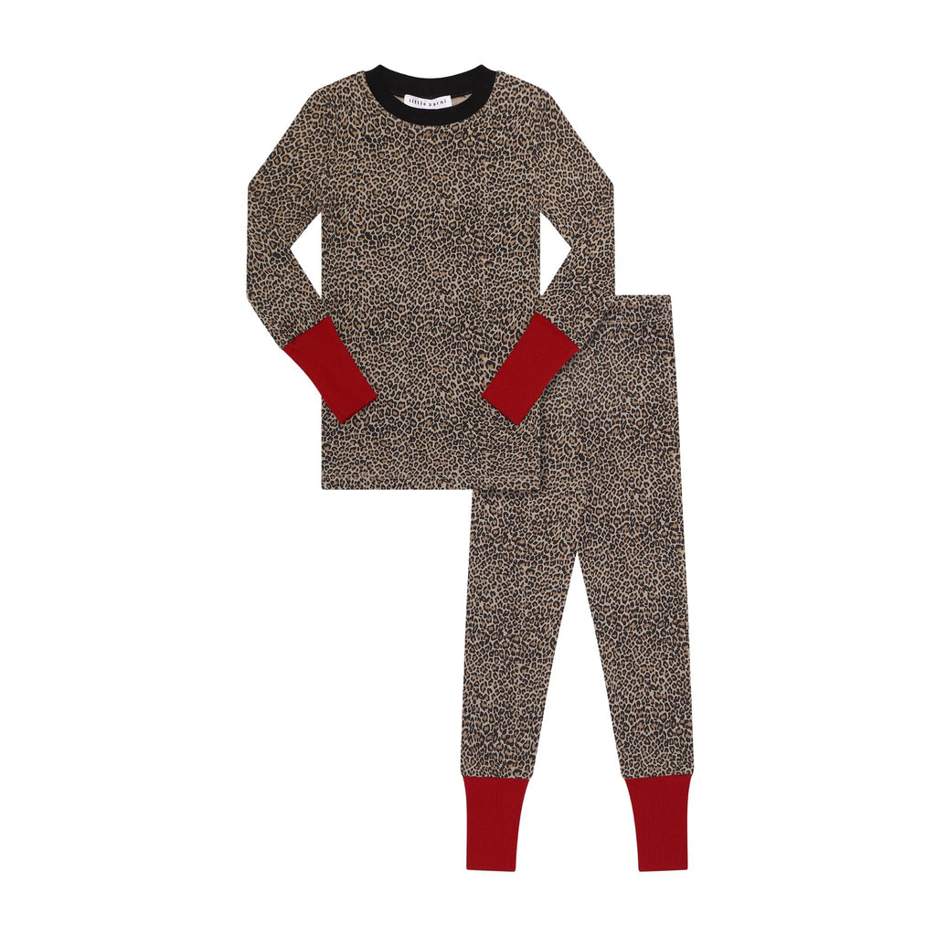 Little Parni Pajamas Jellybeanzkids Little Parni Leopard Pajamas
