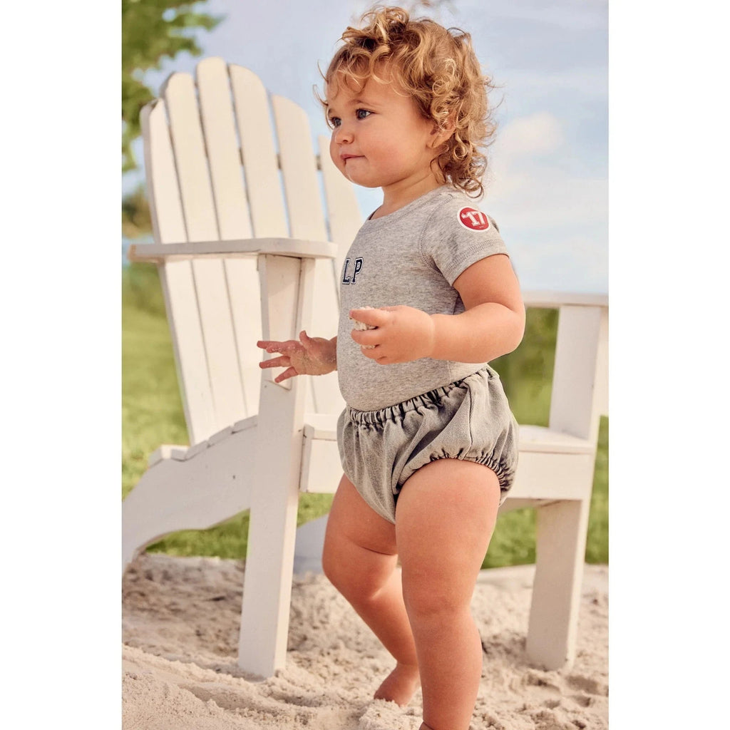 Little Parni Romper Jellybeanzkids Little Parni Baby Onesie- Grey