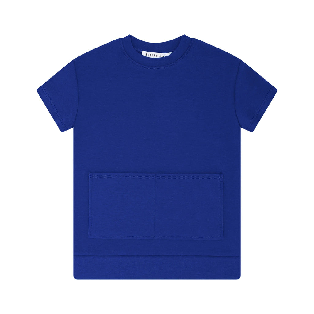 Little Parni Shirt Jellybeanzkids Little Parni Boys Shirt With Pockets- Royal Blue