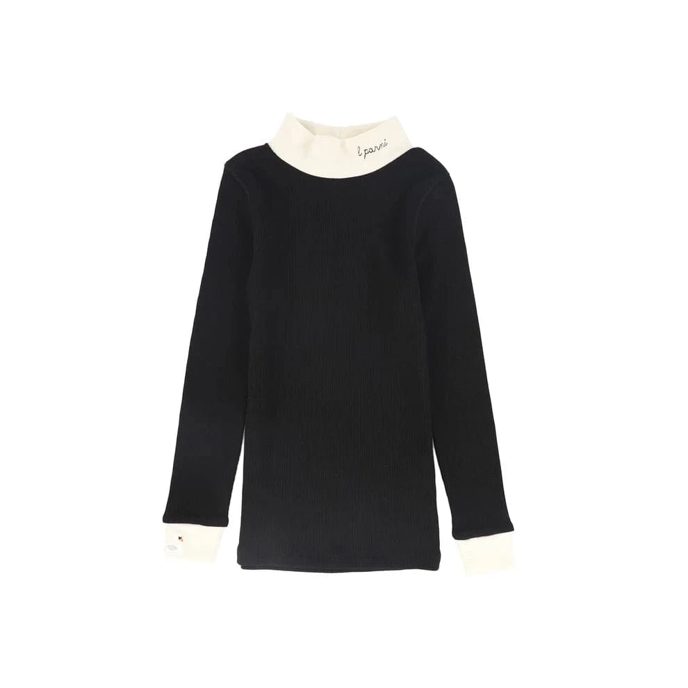 Little Parni Shirt Jellybeanzkids Little Parni LP Tneck- Black