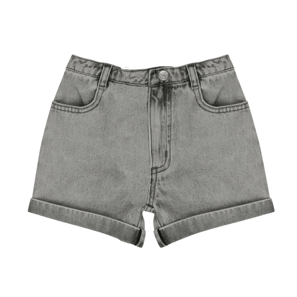Little Parni shorts Jellybeanzkids Little Parni Denim Boys Shorts- Grey Denim