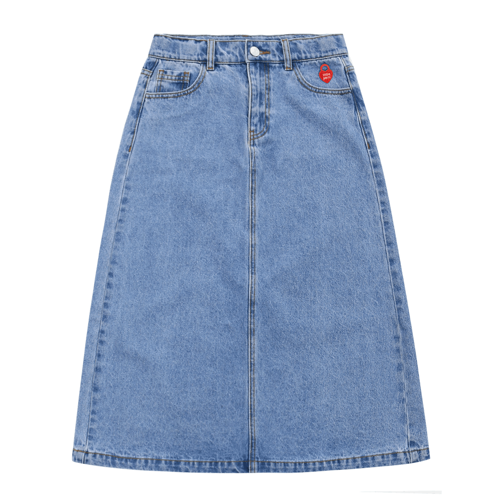 Little Parni skirt Jellybeanzkids Little Parni Denim Long Skirt- Blue Denim