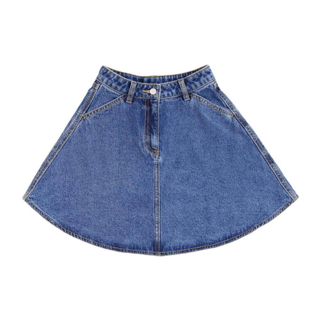 Little Parni Skirt Jellybeanzkids Little Parni Denim Skirt- Blue Denim