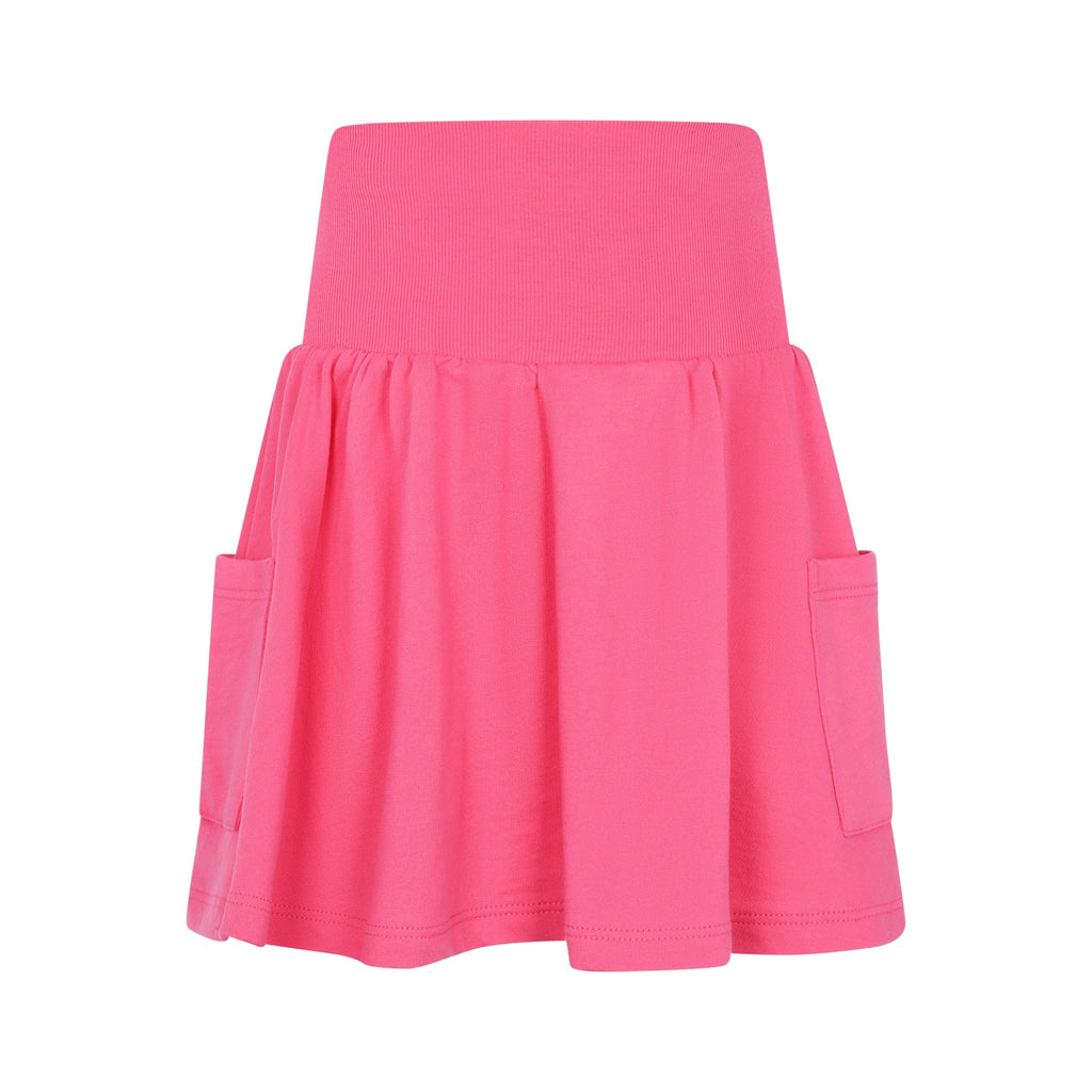 Little Parni Skirt Jellybeanzkids Little Parni Girls Short Tiered Skirt- Hot Pink