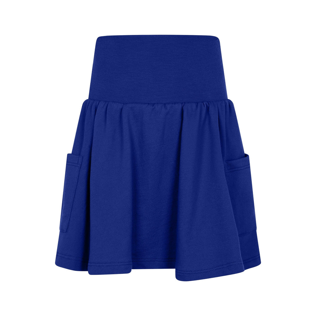 Little Parni Skirt Jellybeanzkids Little Parni Girls Short Tiered Skirt-Royal Blue