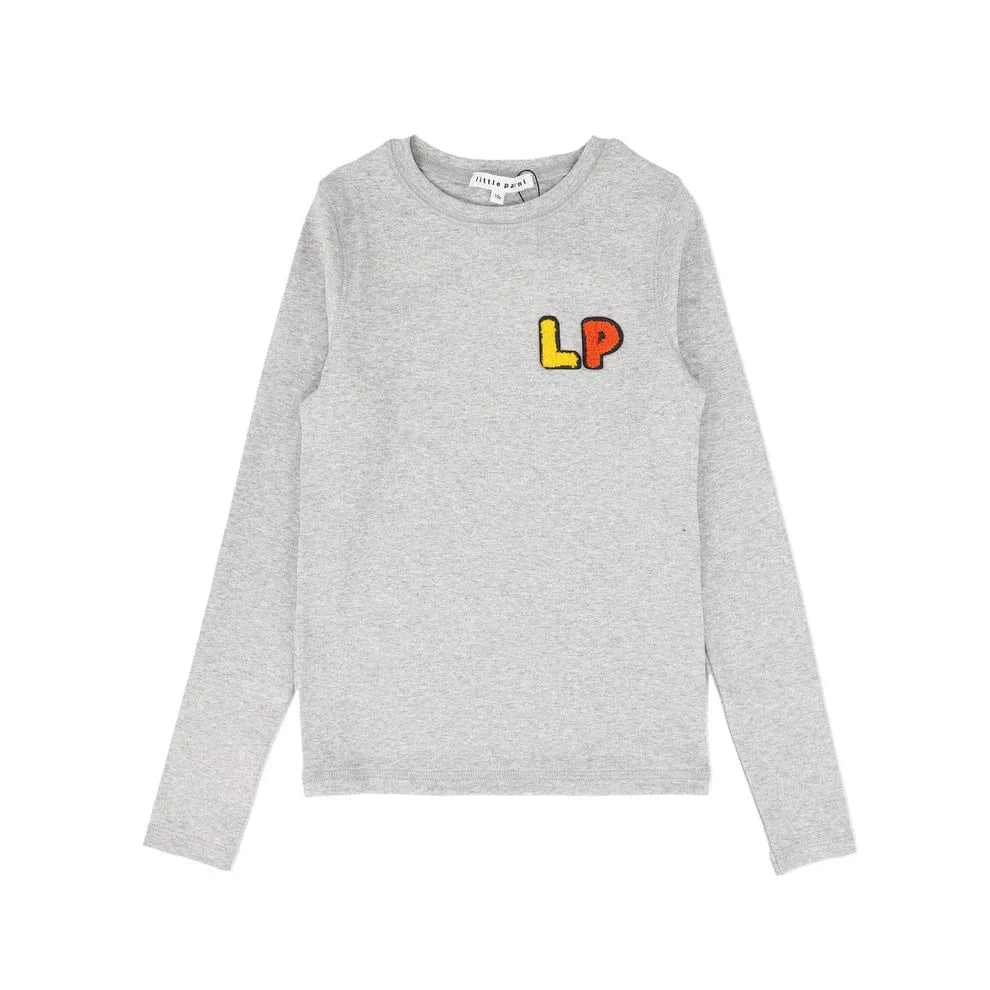 Little Parni T-shirt Jellybeanzkids Little Parni LP Long Sleeve Tshirt- Grey