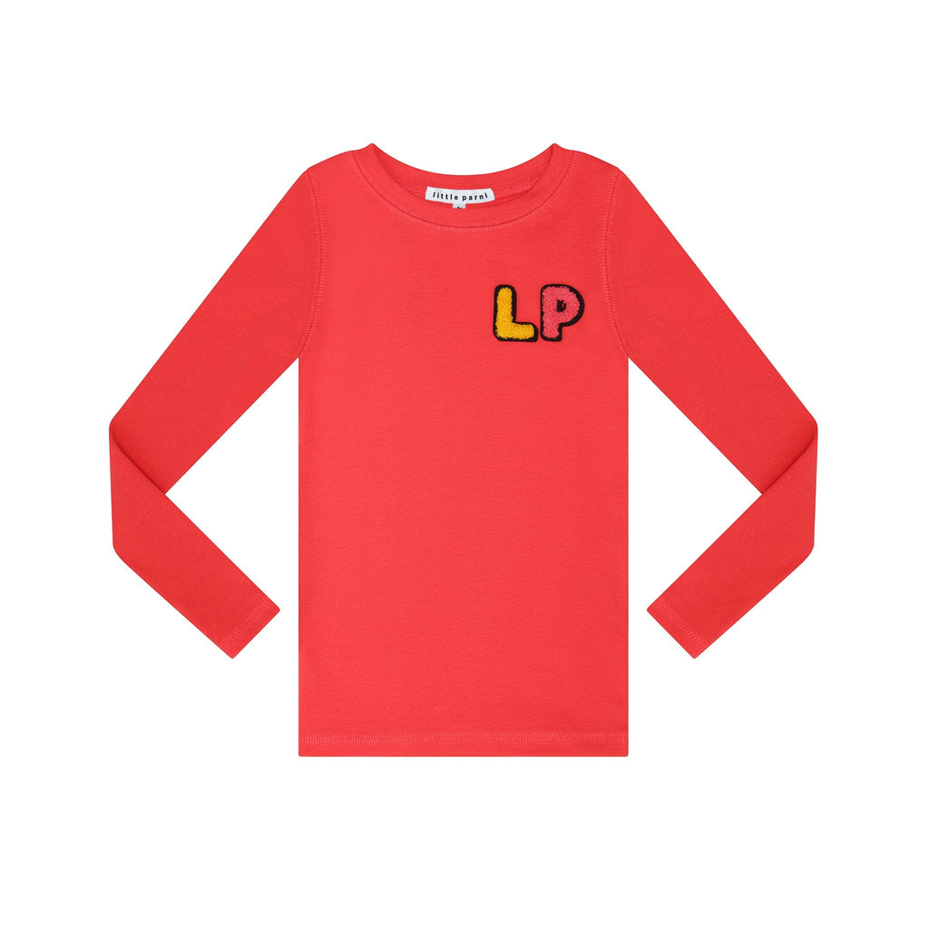 Little Parni T-shirt Jellybeanzkids Little Parni LP Long Sleeve Tshirt- Pink