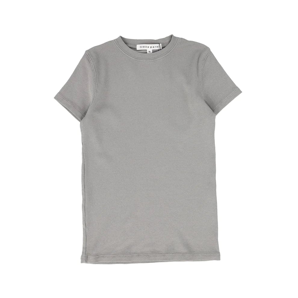 Little Parni T-shirt Jellybeanzkids Little Parni Short Sleeve T-Shirt- Grey
