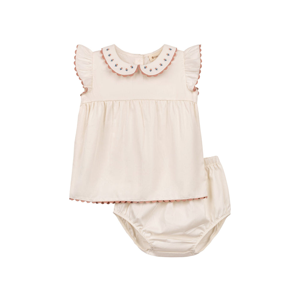 Looms Set Jellybeanzkids Looms Tulip Collar Set- Ivory