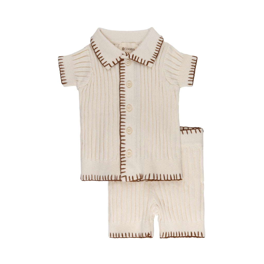 Looms Set Jellybeanzkids Looms Whip Stitch Knit Set- Natural
