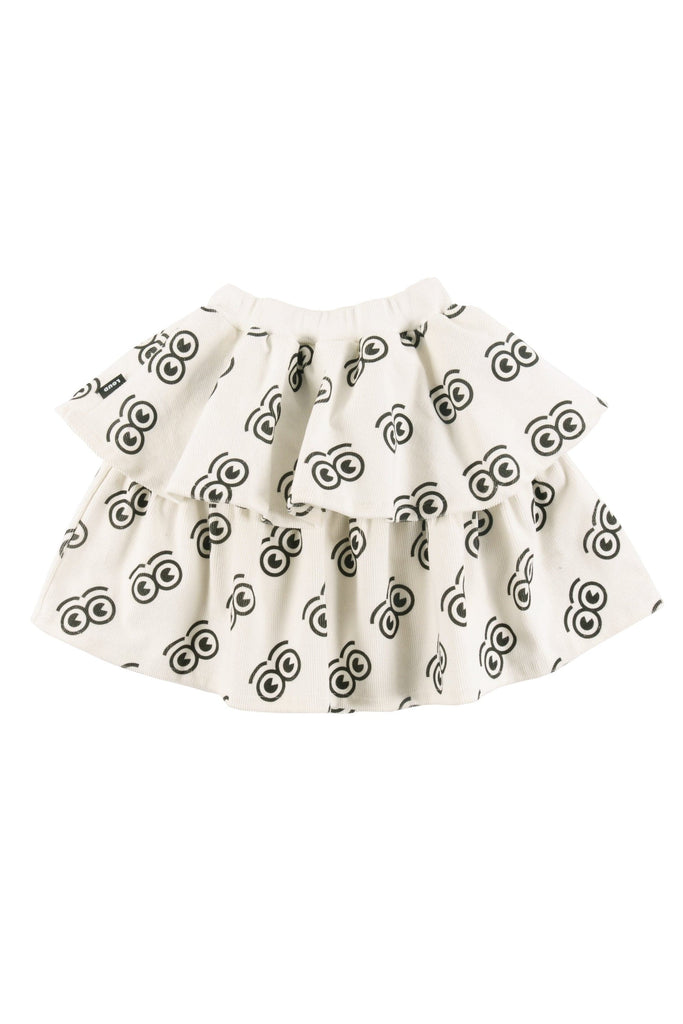 Loud skirt Jellybeanzkids Loud Nurture Tiered Skirt- Sand/Anthracite