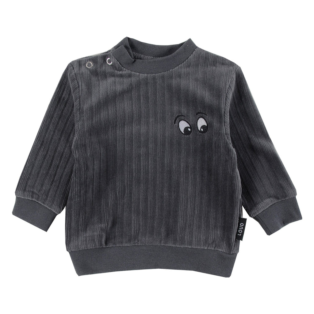Loud Sweater Jellybeanzkids Loud Baby Round Sweater-Deep Lavendar