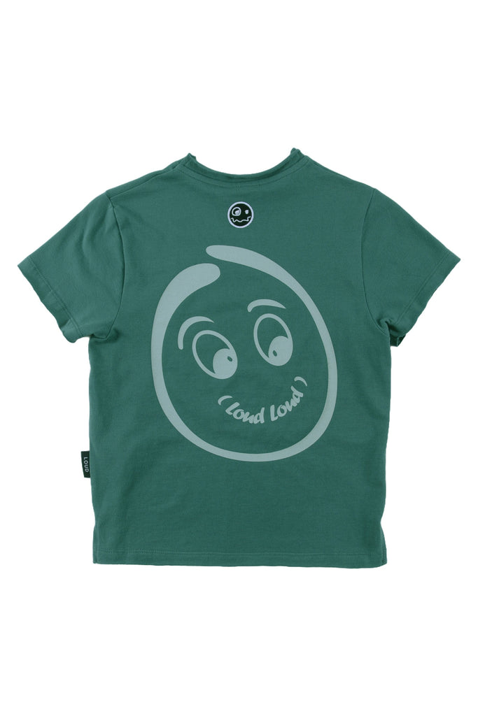 Loud T-shirt Jellybeanzkids Loud Eyes Print T-Shirt- Storm/Jade Print