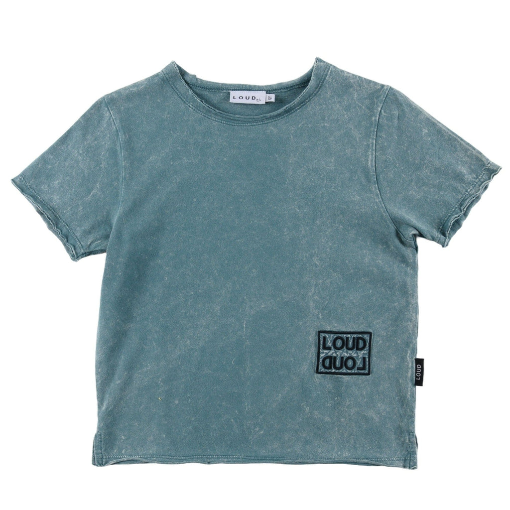 Loud T-shirt Jellybeanzkids Loud Loose Fit T-Shirt- Storm/Marble Dye