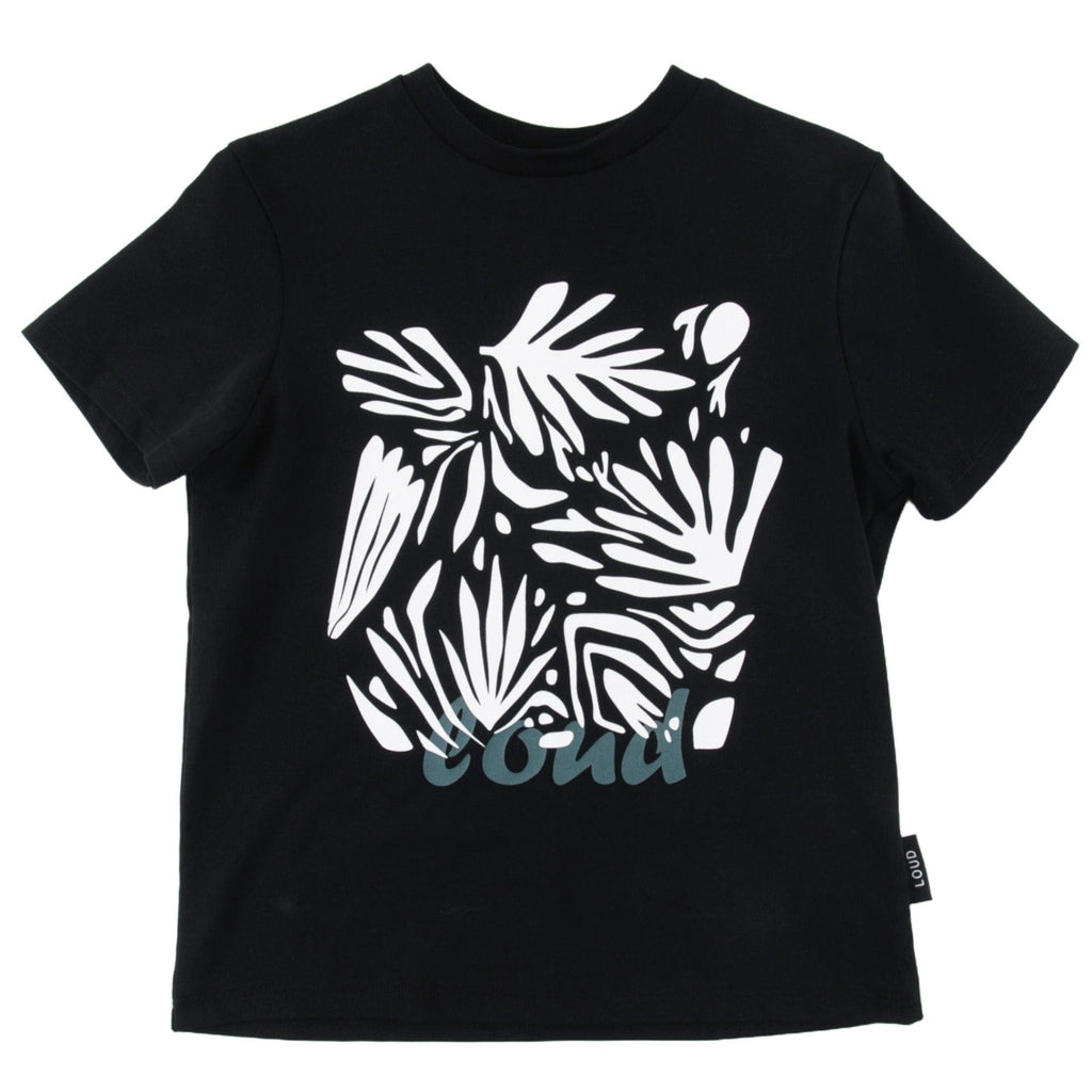 Loud T-shirt Jellybeanzkids Loud Maui T-Shirt- Black