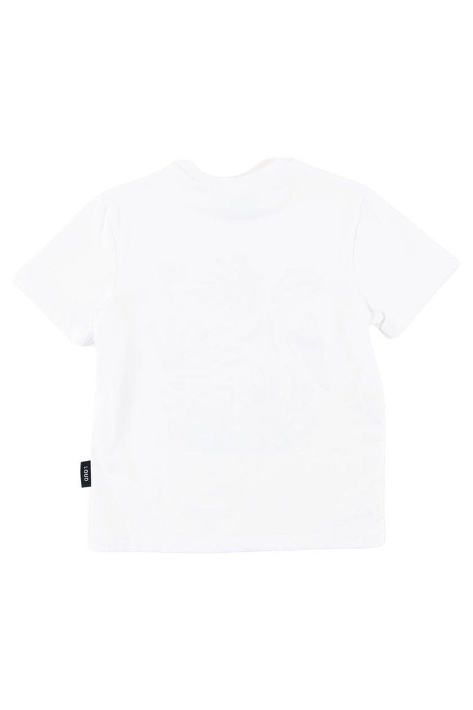 Loud T-shirt Jellybeanzkids Loud Maui T-Shirt- White