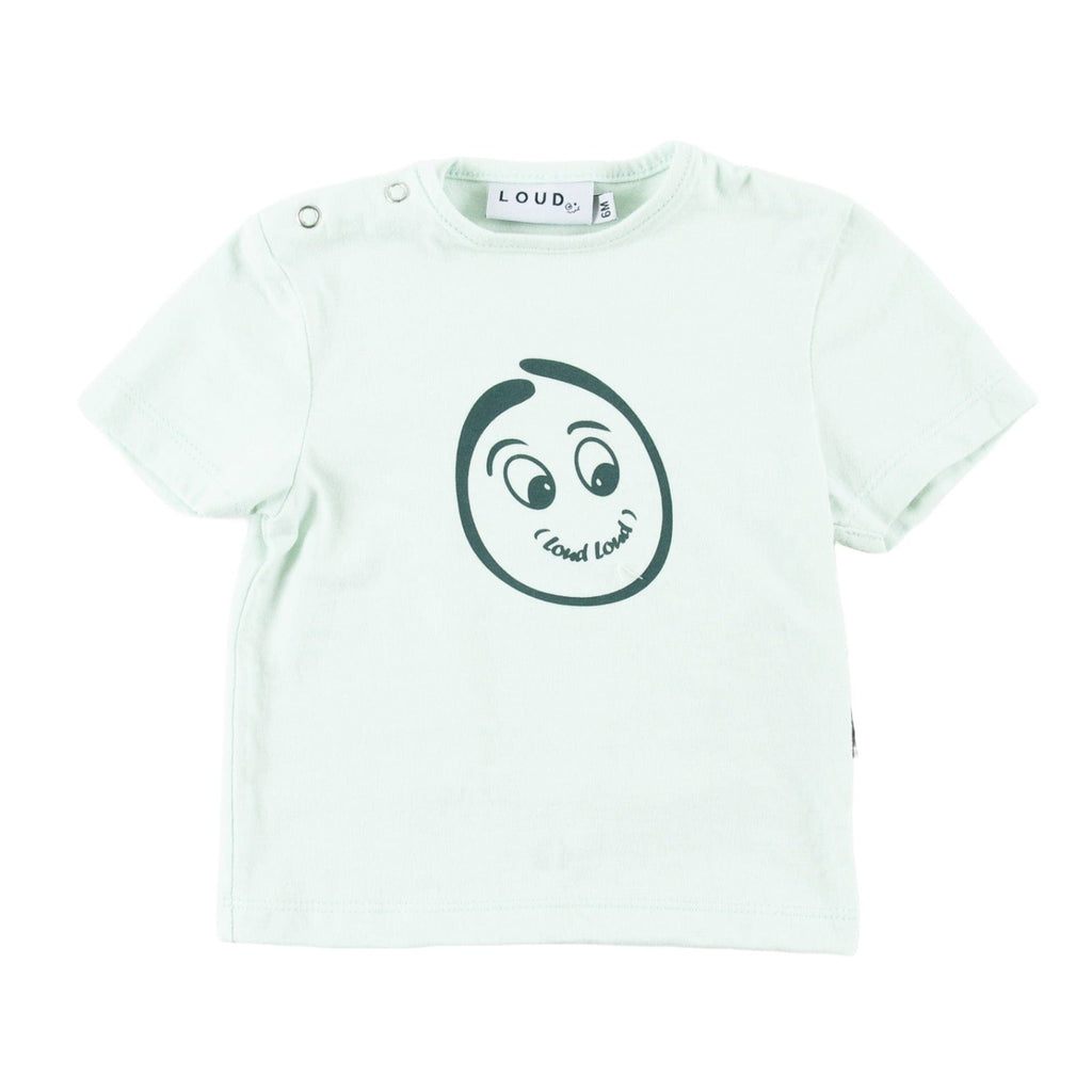 Loud Tee Jellybeanzkids Loud Baby Tee - Jade/Storm Print