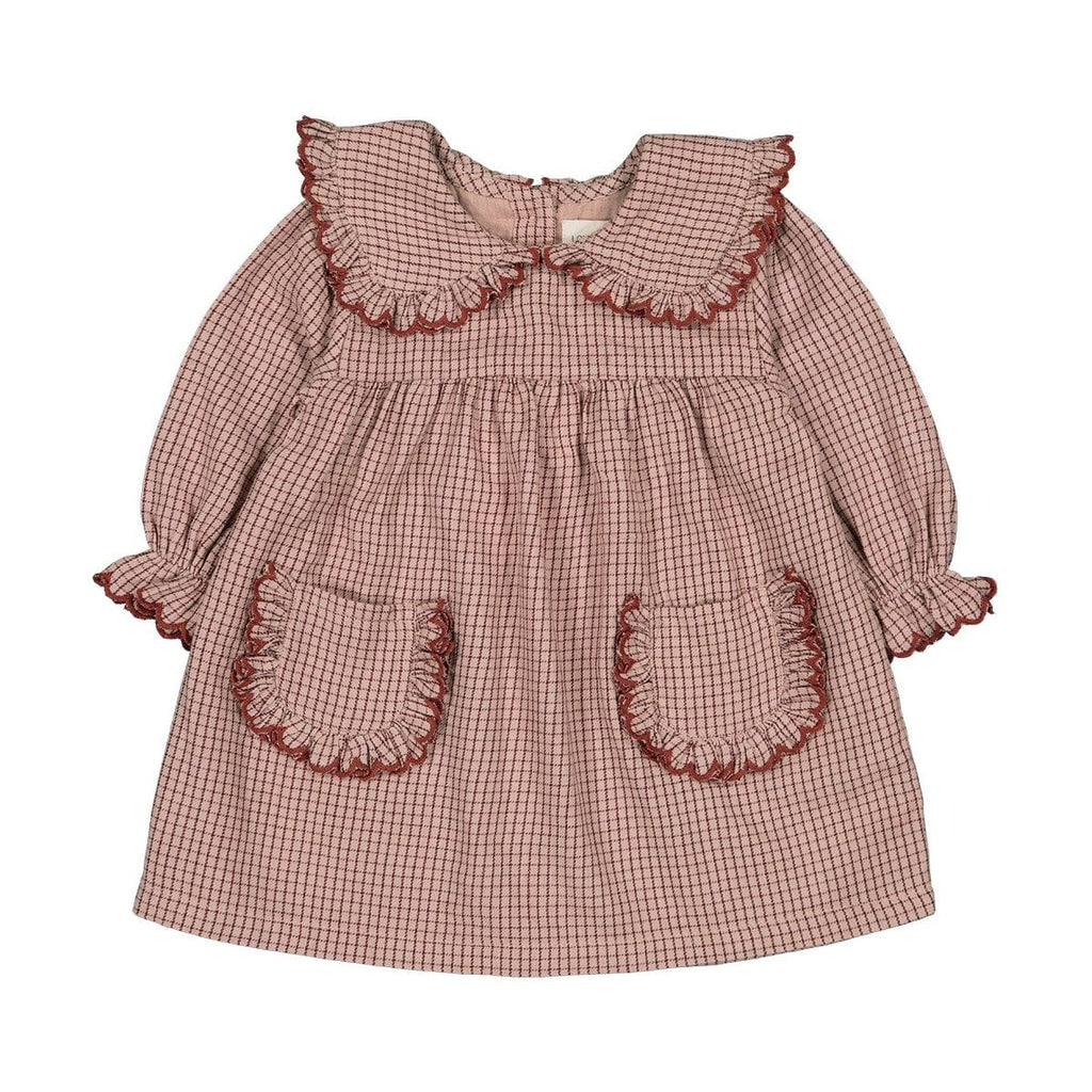 Louis Louise Dress Jellybeanzkids Louis Louise Brushed Check Ursula Baby Dress