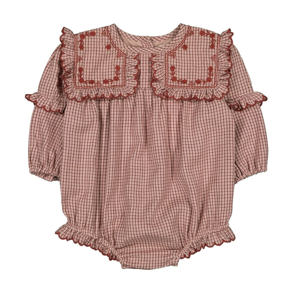 Louis Louise Jumpsuits & Rompers Jellybeanzkids Louis Louise Ocean Brushed Baby Overall- Twill checked