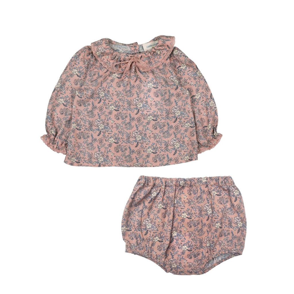 Louis Louise Shirt Jellybeanzkids Louis Louise Alicia Baby Set- Romantic Flower