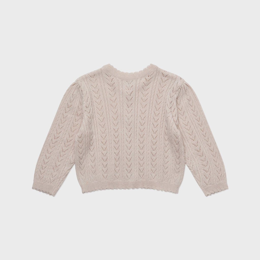 Louisiella Cardigan Jellybeanzkids Louisiella Baby Kelsea Cardigan - Light Pink