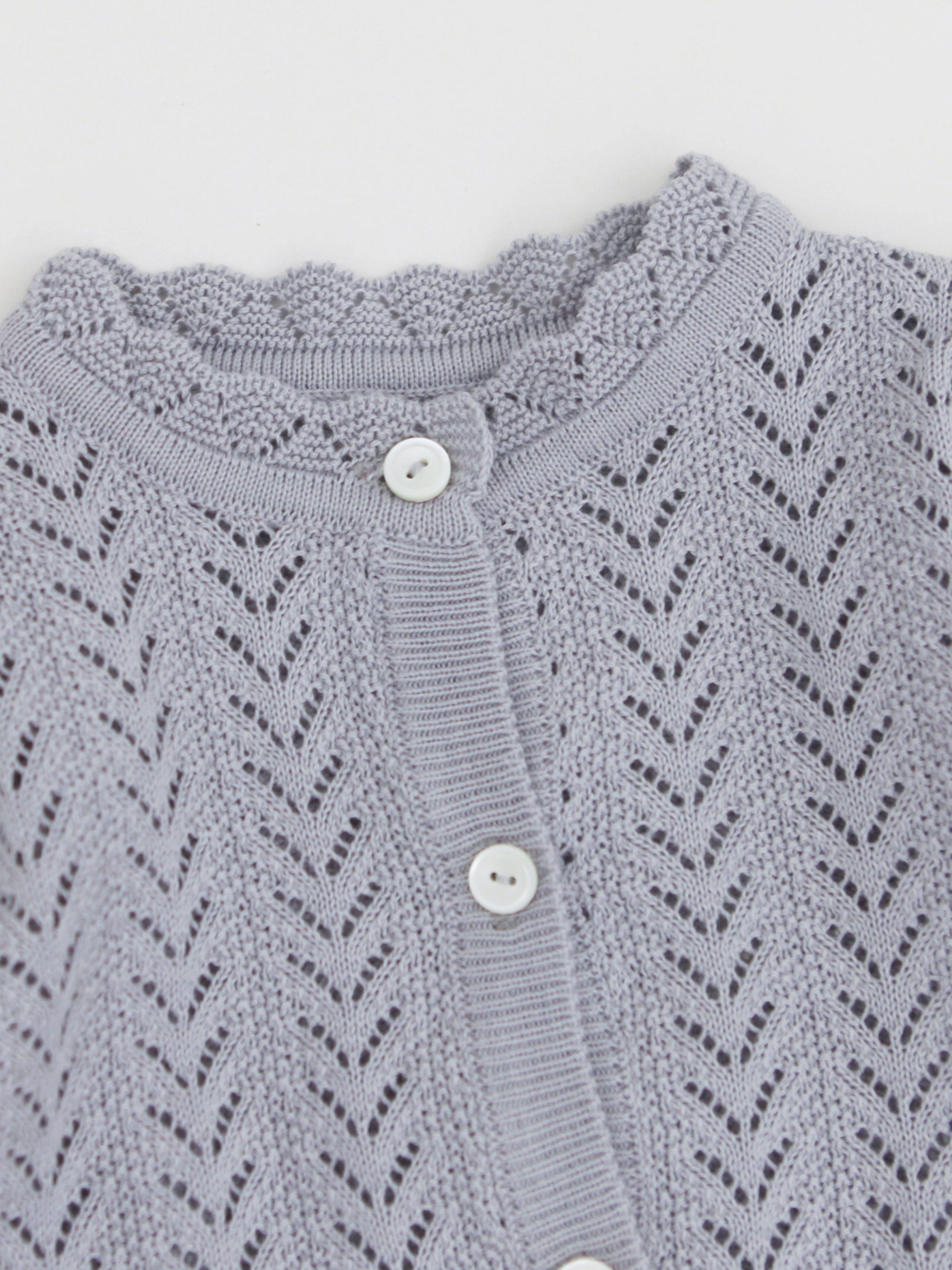 Louisiella Baby Lanthe Knit Cardigan Blue 6M