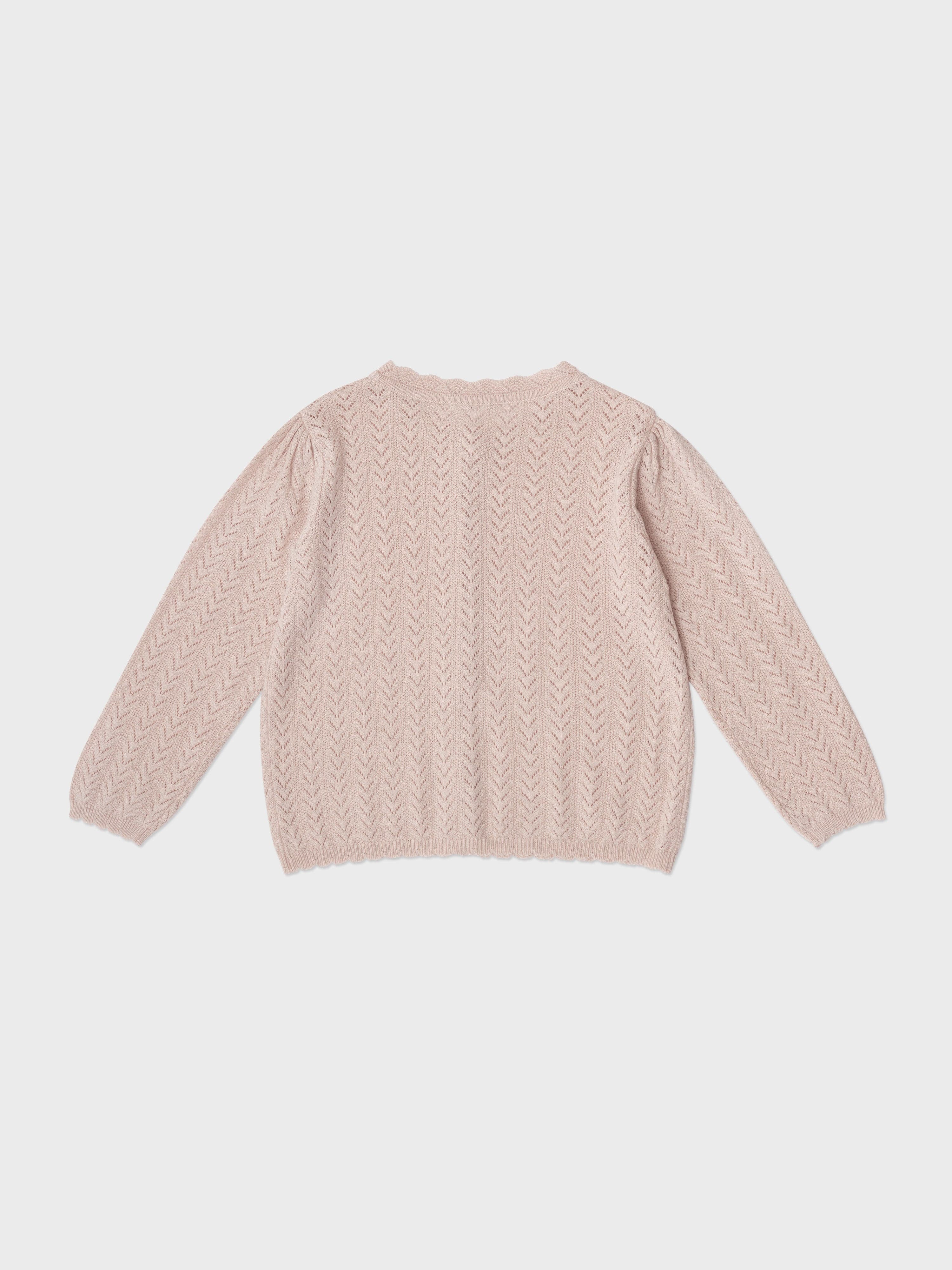 Louisiella Baby Lanthe Knit Cardigan- Pink – JellyBeanz Kids
