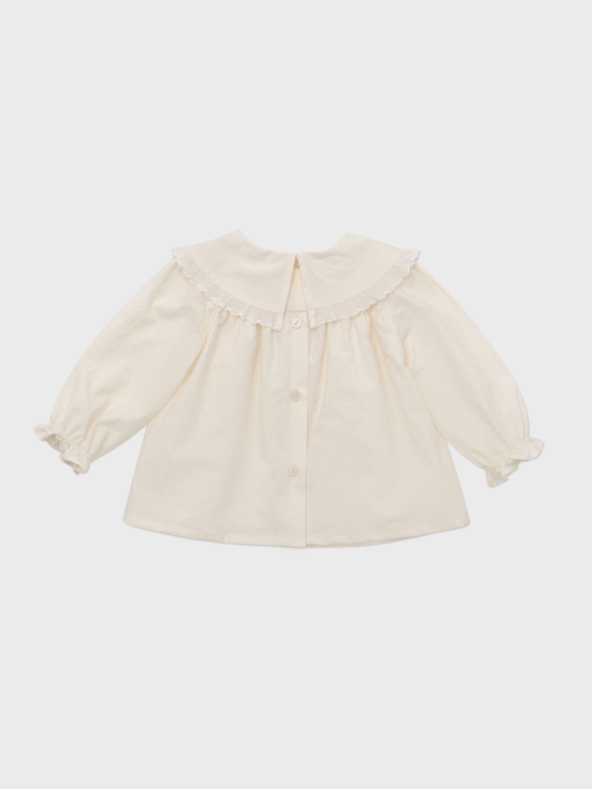 トップス BeBe Organic Gabriella Blouse Organic Gabriella Blouse - Off-white– Little Cotton Clothes