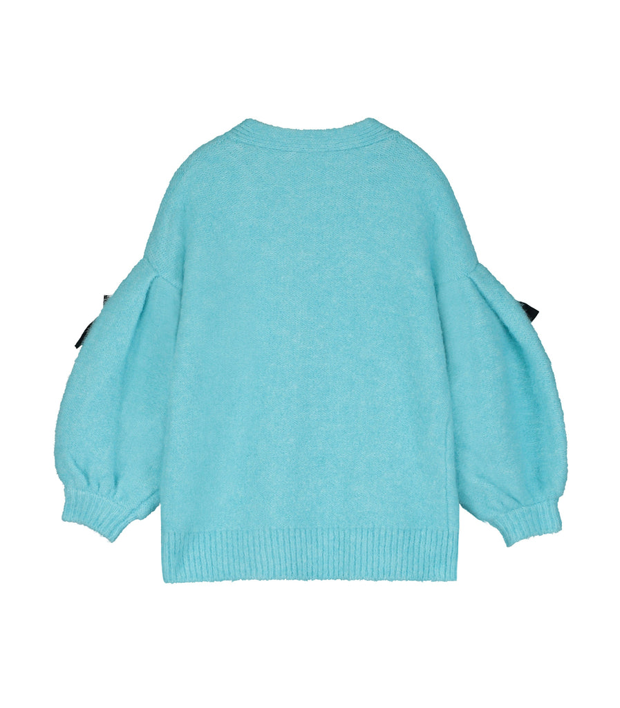 Maison Cardigan Jellybeanzkids Maison Bow Knit Cardigan