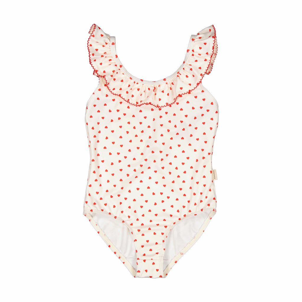 MarMar Copenhagen Bathing Suit Jellybeanzkids Marmar Swilla Bathing Suit- Happy Hearts
