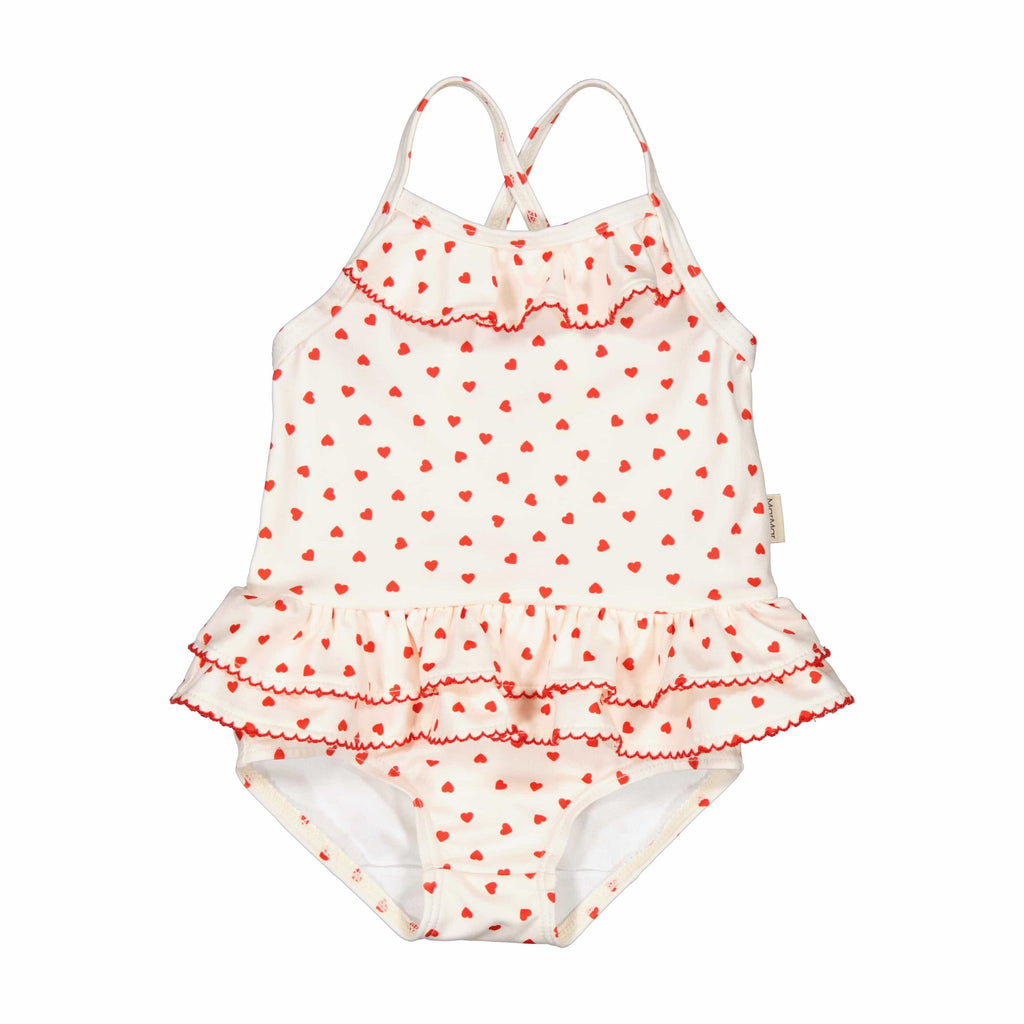 MarMar Copenhagen Bathing Suit Jellybeanzkids Marmar Swinnie Bathing Suit- Happy Hearts