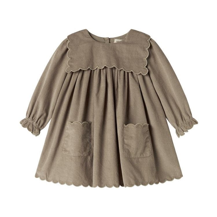 MarMar Copenhagen Dress Jellybeanzkids Marmar Dulle Taupe Corudroy  Dress