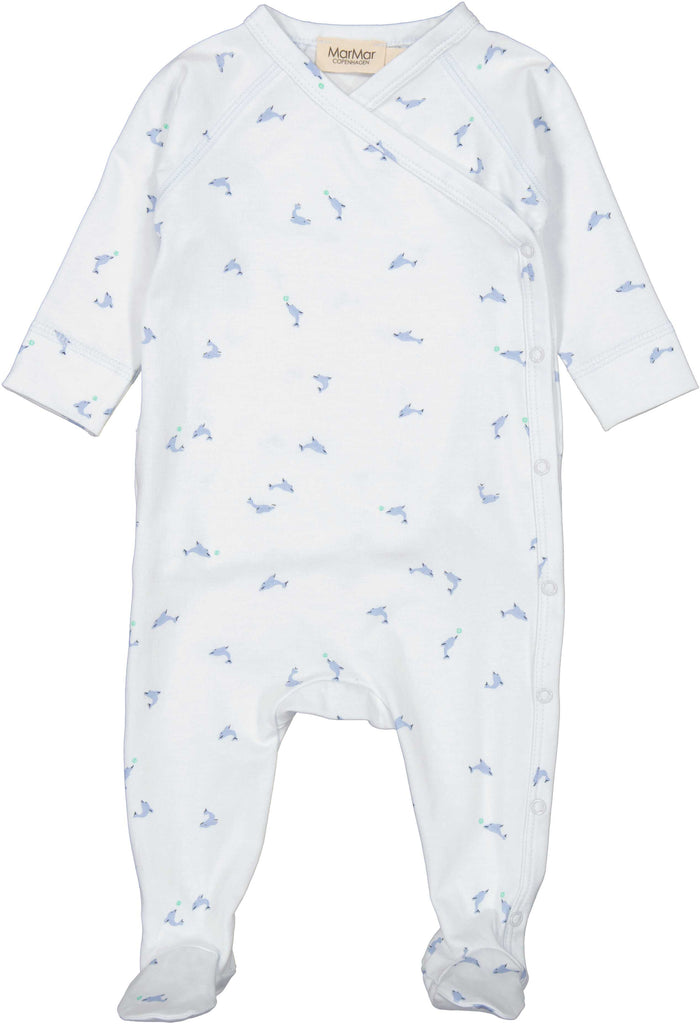 MarMar Copenhagen Footie Jellybeanzkids Marmar Modal Rubello Footie With Beanie- Dolphin