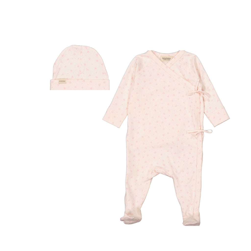 MarMar Copenhagen Footie Jellybeanzkids Marmar Modal Rubetta Footie With Beanie- Dahlia