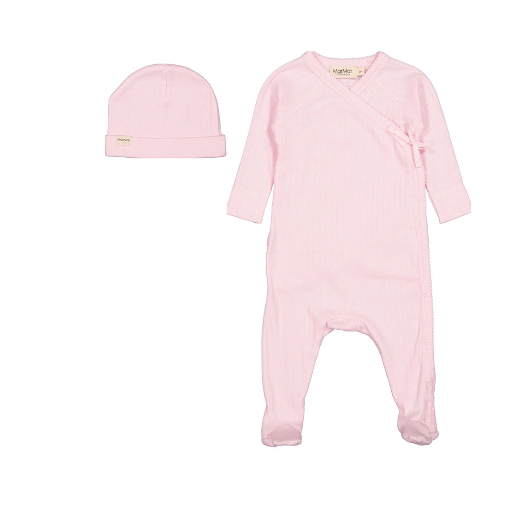 MarMar Copenhagen Footie Jellybeanzkids Marmar Pointelle Rubetta Footie- Cotton Candy