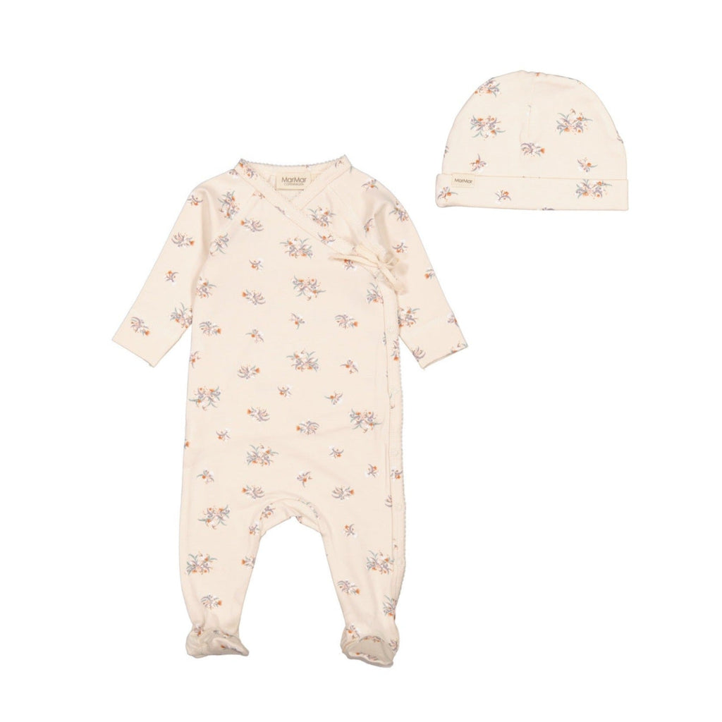 MarMar Copenhagen Footie Jellybeanzkids Marmar Rubetta Footie w/ Beanie- Autumn Bloom