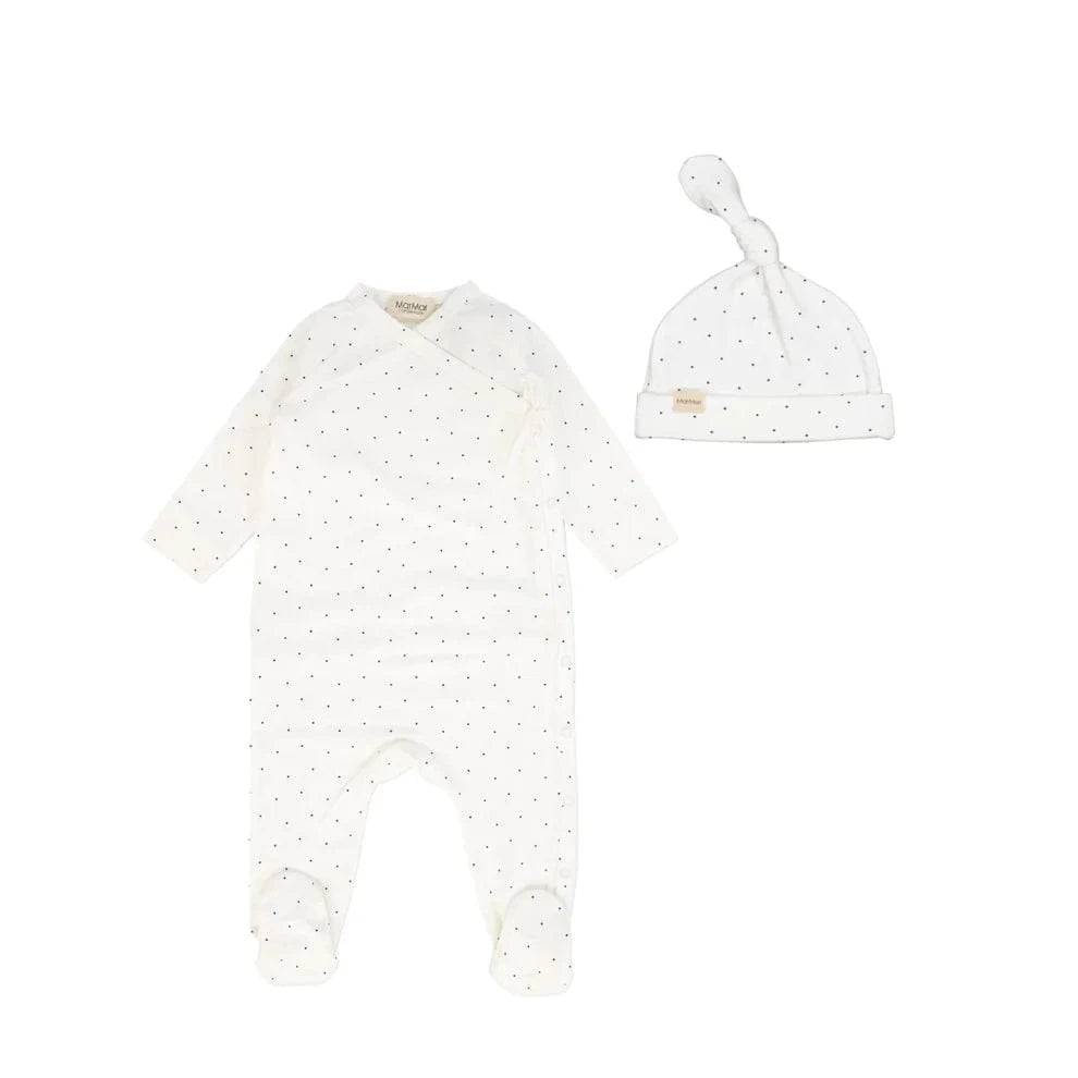MarMar Copenhagen Footie Jellybeanzkids Marmar Rubetta Footie With Beanie-Polka Dot