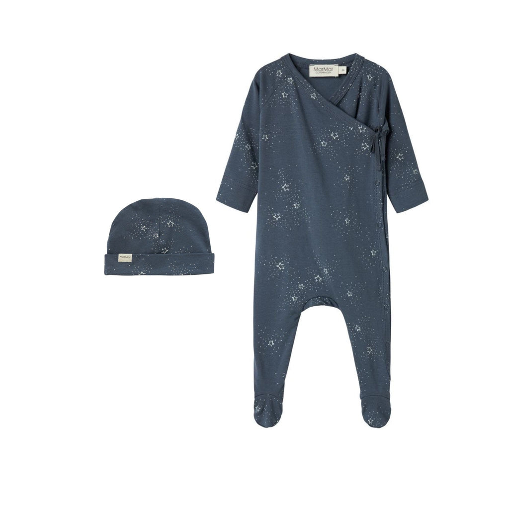 MarMar Copenhagen Footie Jellybeanzkids Marmar Starry Night Rubetta Footie & Beanie