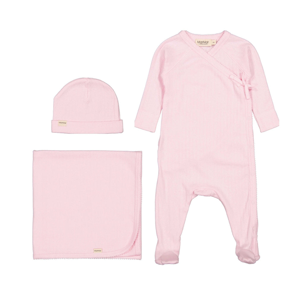 MarMar Copenhagen jacket Jellybeanzkids Marmar Pointelle Rubetta Layette Set- Cotton Candy