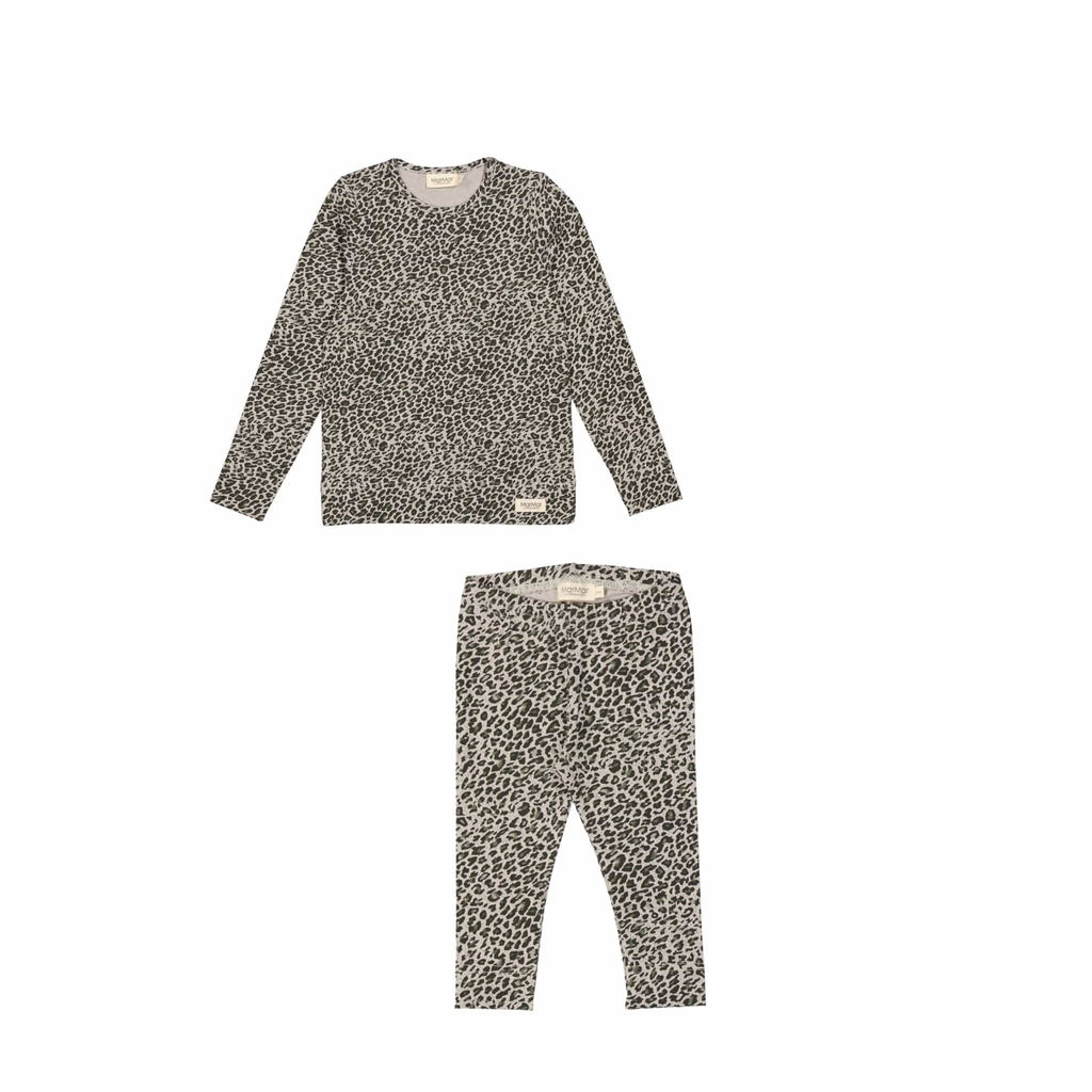 MarMar Copenhagen Set Jellybeanzkids Marmar Loepard Set- Green Moss